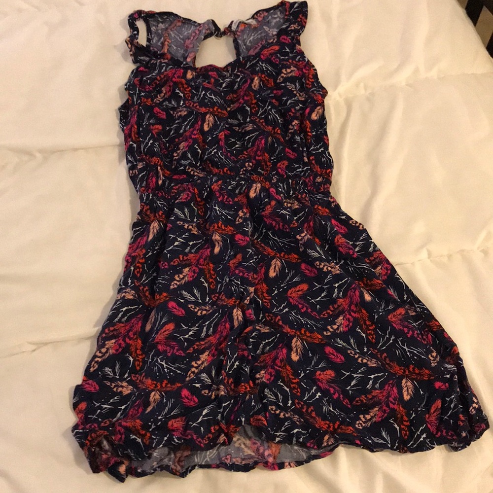 Feather dress or long shirt.